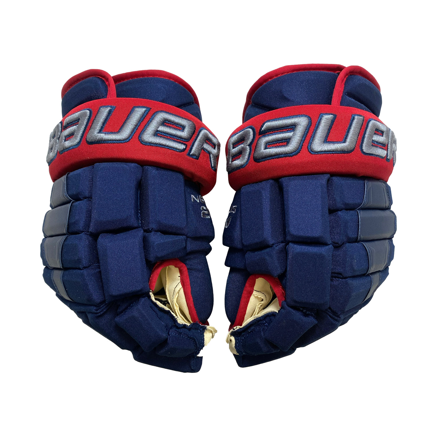 Bauer 2NPro - Columbus Blue Jackets - Pro Stock Hockey Gloves - Boone Jenner
