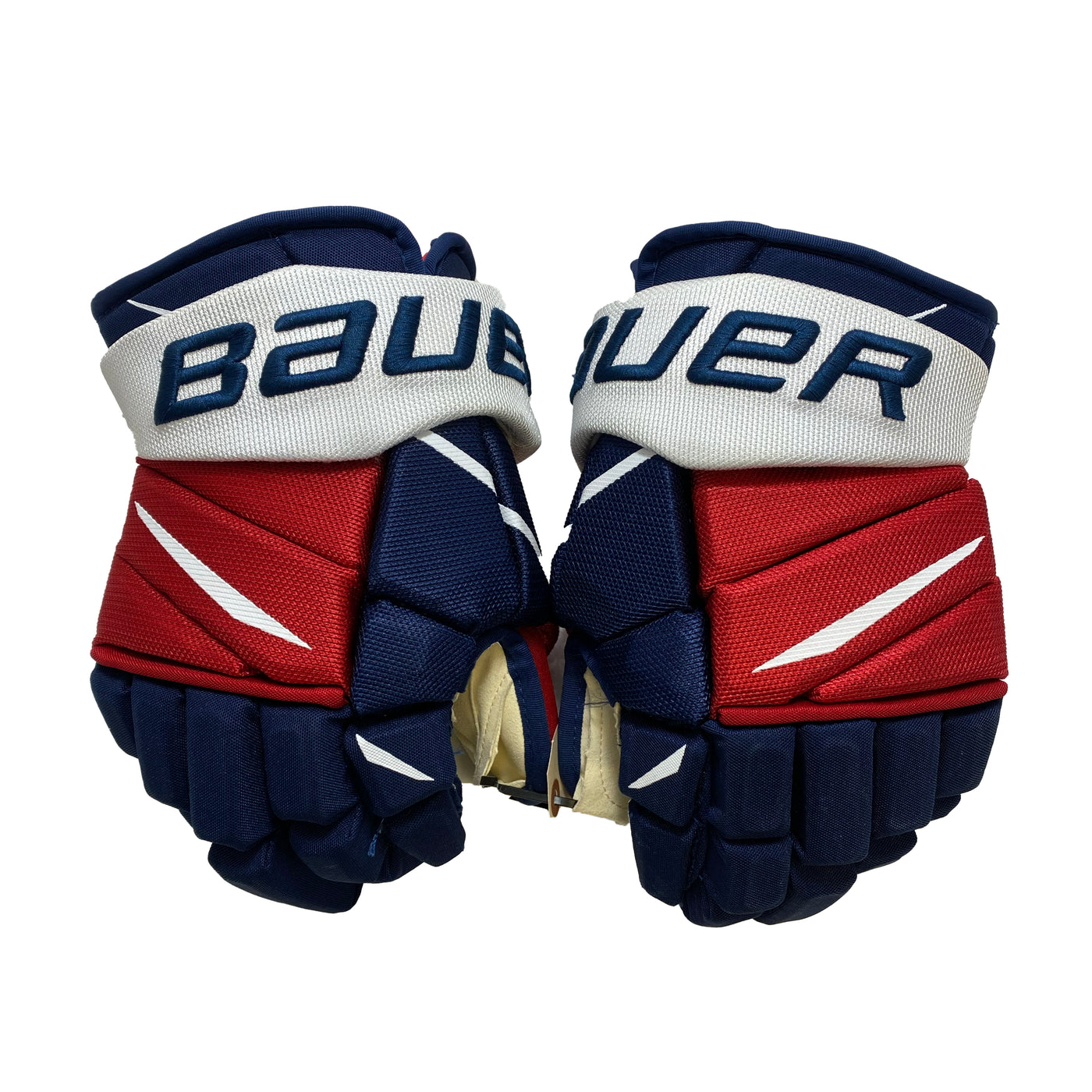 Bauer Vapor 2X Pro - Washington Capitals - Pro Stock Hockey Gloves - Dmitry Orlov