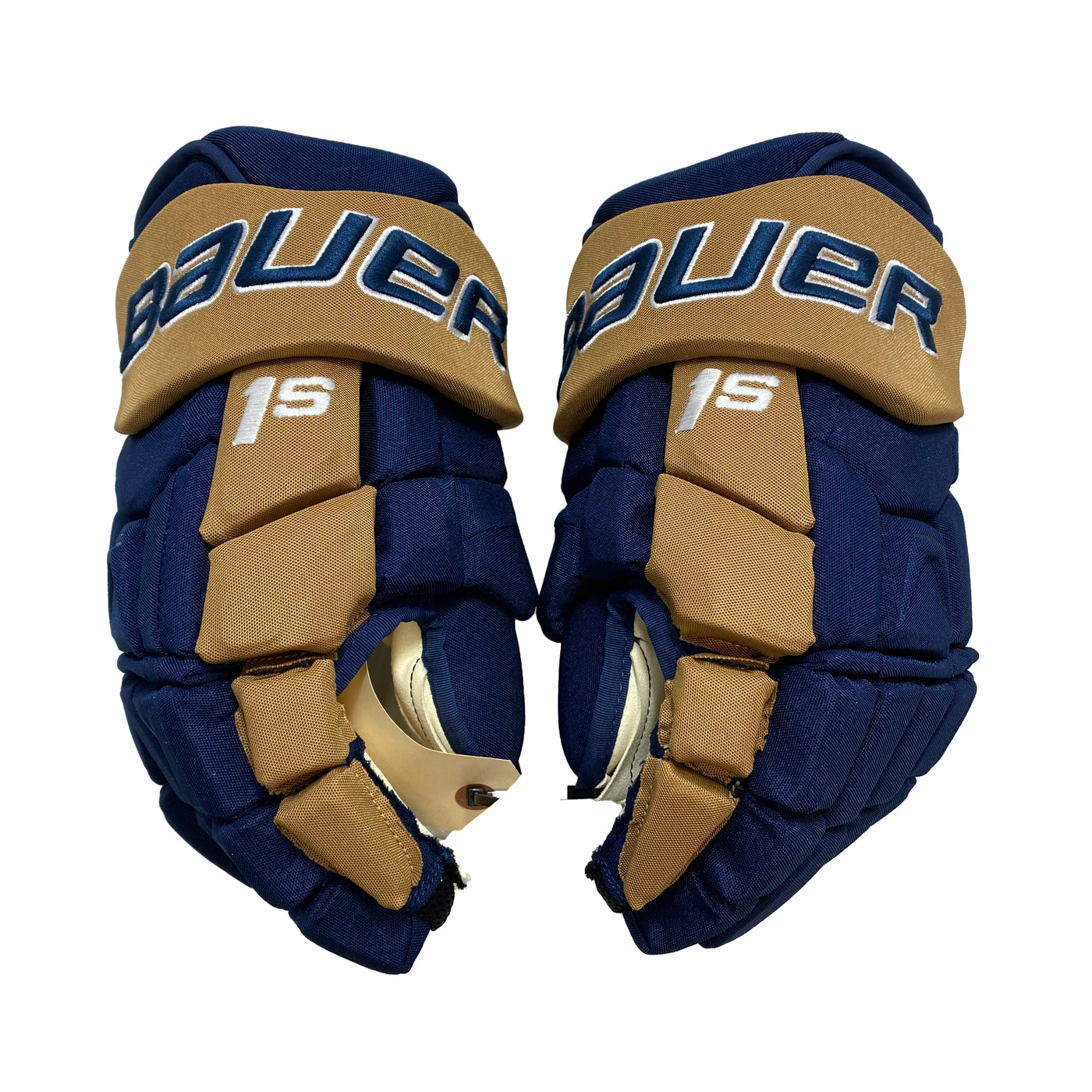 Bauer Supreme 1S - Suny Canton NCAA - Pro Stock Hockey Gloves - Team Issue