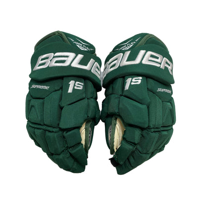 Bauer Supreme 1S pro - DK Perigrine Japanese Women's Team - Pro Stock Gloves - Team Issuse