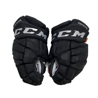 CCM Jetspeed FT1 - Ontario Reign - Pro Stock Gloves - Mikey Anderson