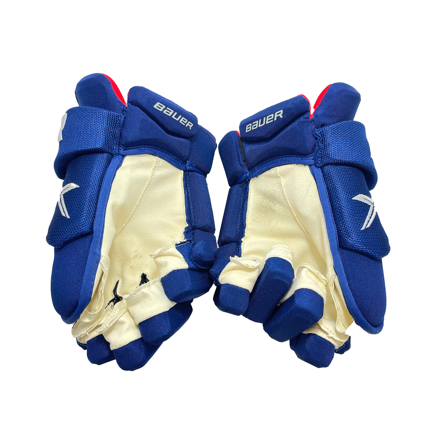 Bauer Vapor 1XLite Toronto Maple Leafs Reverse Retro  14" Pro Stock Gloves - Dave Hakstol