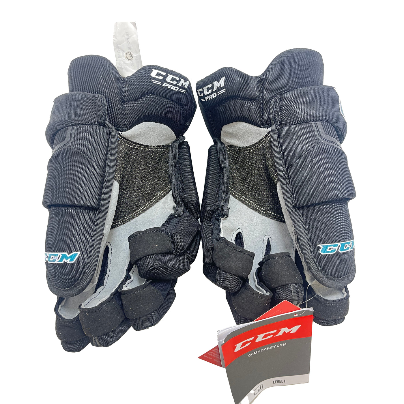 CCM HGQLXP San Jose Sharks 14" Pro Stock Gloves - Timo Meir