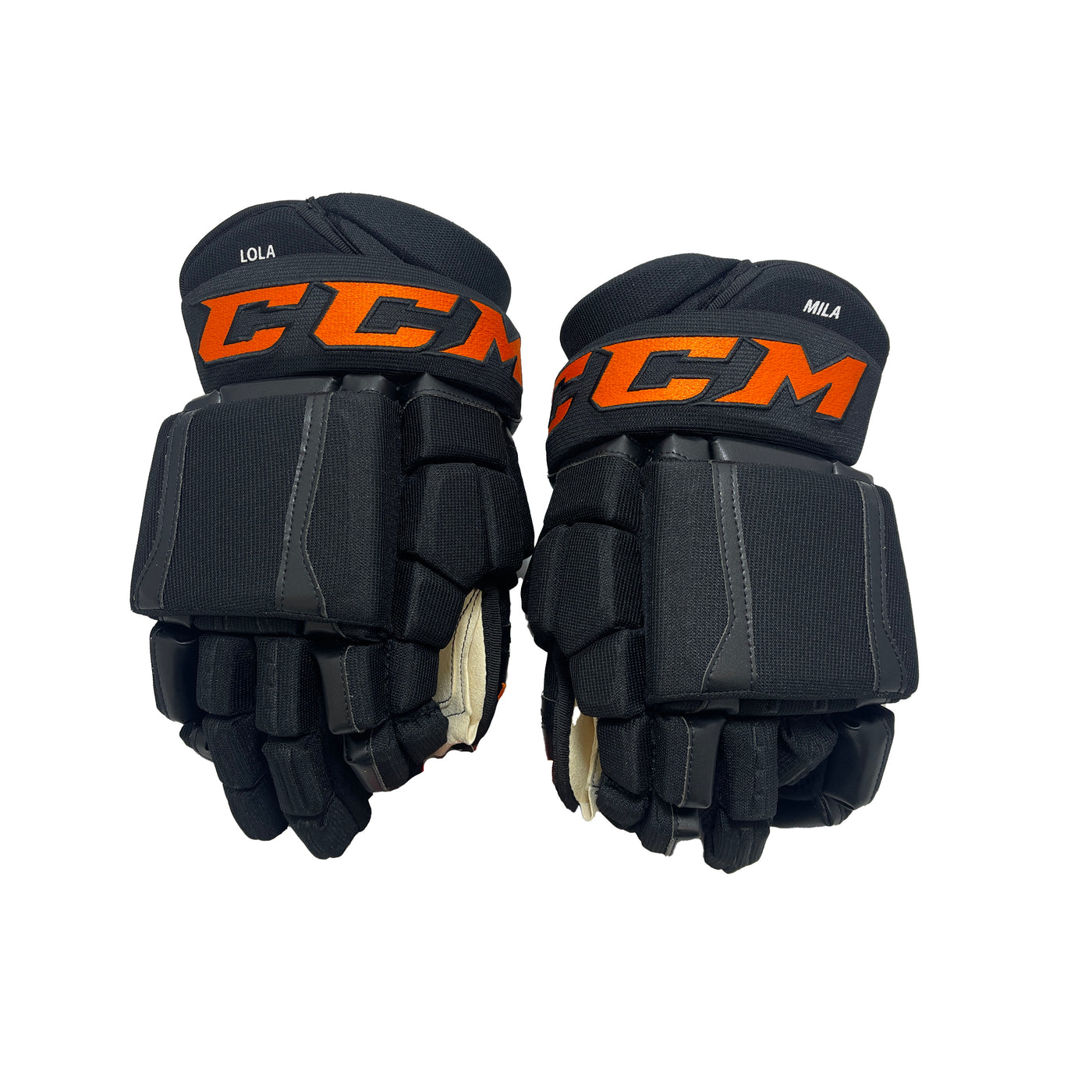 CCM HGCL Philadelphia Flyers 14" Alternate  Pro Stock Gloves - Keith Yandle