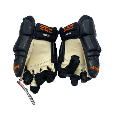 CCM HGCL Philadelphia Flyers 14" Alternate  Pro Stock Gloves - Keith Yandle
