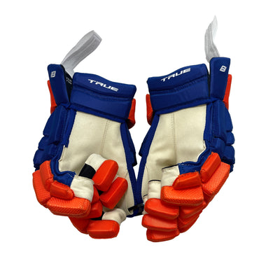 True XC9 New York Islanders 14" Pro Stock Gloves - Noah Dobson