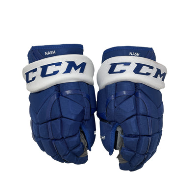CCM HG12XP Toronto Maple Leafs 14" Pro Stock Gloves - Riley Nash