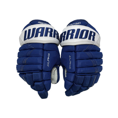 Warrior DX Toronto Maple Leafs 13" Pro Stock Gloves - Kenny Agostino