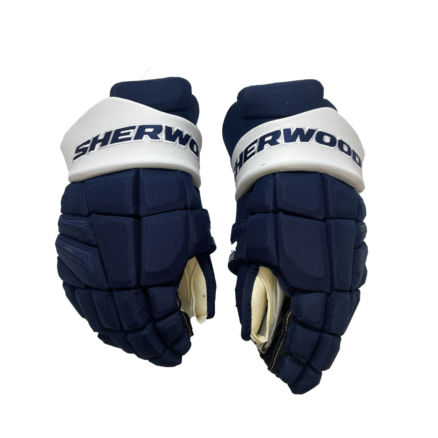 Sherwood Rekker Element One Toronto Maple Leafs Arena's 15" Pro Stock Gloves - Nick Ritchie
