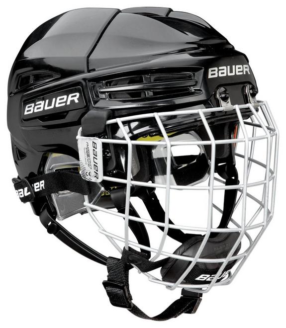 Bauer Re-akt 100 Youth Hockey Helmet Combo