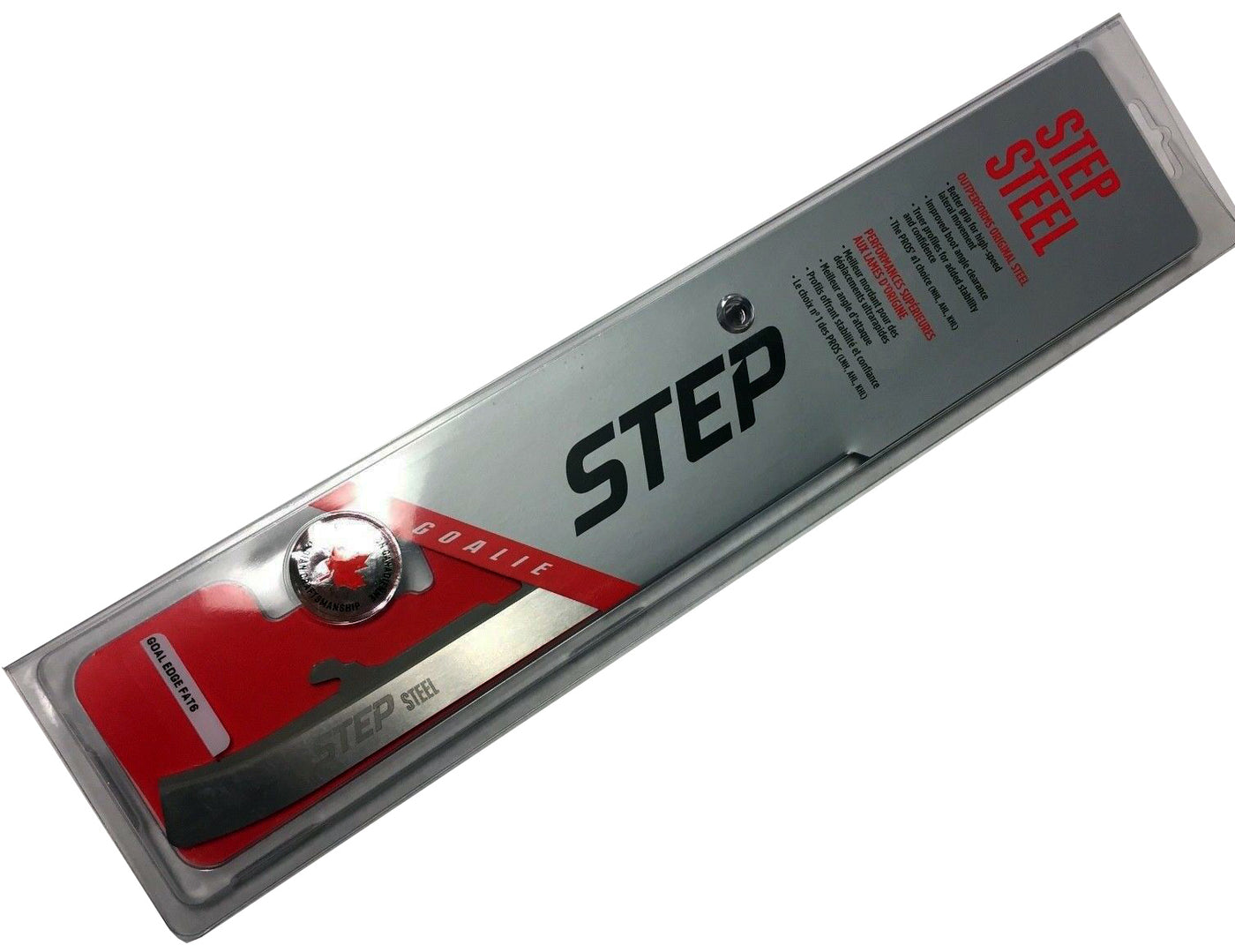 Step Steel FAT 4MM Goalie Skate Blades for Bauer Vertexx Edge