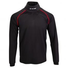 CCM Youth L/S Compression Top With Neck Protector